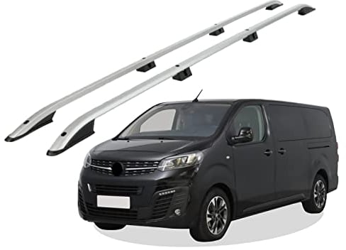 RC Royal Class Dachreling aus Aluminium eloxiert passend für Opel Zafira Life L2 mittel (MWB) Baujahr ab 2019 passgenau in Silber mit Allgemeiner Betriebserlaubnis (ABE)