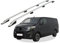RC Royal Class Dachreling aus Aluminium eloxiert passend für Opel Zafira Life L2 mittel (MWB) Baujahr ab 2019 passgenau in Silber mit Allgemeiner Betriebserlaubnis (ABE)