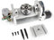 CNCTOPBAOS CNC-Fräsmaschine, drehbar, 4., 5. Achse, Drehtisch, 3 Backen, 100 mm, Spannfutter, A-Achse, C-Achse, 5-Achsen-Indexierung, Teilkopf 6:1, 8:1 für CNC-Fräser, Gravur, Drehachse, Nema23