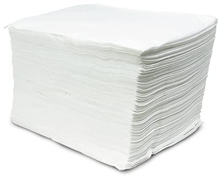 800 Stück Einweghandtücher aus Spunlace Vliesstoff 30 x 40 cm Weiß für Friseur, Kosmetikstudio