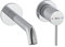 Roca A5A359EC00 Grifo Empotrable Pared Lavabo, Coleccion Ona, Caño 180 mm, Cromado