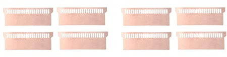 Speesy 8 Pcs Pure Copper Notebook Gaming Laptop Memory Heatsink Cooling Radiator RAM Memory Cooler Heat Sink 0.5mm