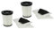 vhbw Filter-Set kompatibel mit Dirt Devil M2828-3, M2828-0, M2828-1, M2828-2, M2827-1 Centec, M2827-2, M2828, M2829-2, M2829-0 Centec Staubsauger - 10x Filter