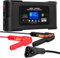 YHCHKJ Battery Charger, 48V-13Amp and 36V-18Amp Golf Cart Charger, Smart Car Battery Charger with LCD Display, Lithium,Lifepo4 Lead-Acid AGM/Gel/SLA Trickle Charger for EZGO RXV & TXT,3-Pin (Triangle)