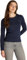 Tommy Hilfiger Women’s Cable Knit Round Neck Cotton Jumper, Blue (Dark Night Navy), M