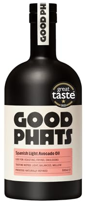 GOOD PHATS Spanish Light Avocado Oil for High Heat Cooking, 500ml