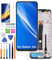 HLYGZX Pantalla original de repuesto para Xiaomi Redmi 10c, 220333QAG 220333QBI, digitalizador táctil, kit de piezas de reparación (negro con marco)