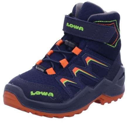 LOWA Stiefel mittel MADDOX WARM GTX MID JR navy/orange, 26