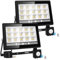 NATPOW Security Lights Outdoor Motion Sensor, 30W LED Flood Lights with Smart PIR Sensor 3300LM, IP66 Waterproof, Daylight White Wall Light for Garden, Front Door, Warehouse, Parking Lot, Yard
