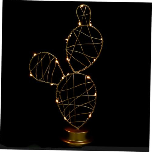 Uonlytech Lámpara Pequeña De Cactus Lámpara De Mesa Para Dormitorio Ideal Para Decoración