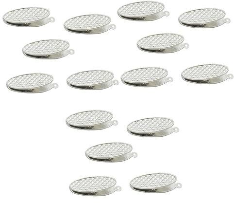 MAGICLULU 15pcs Napkin Holder Chain Zinc Alloy Clips Portable Napkin Bib for Home Clinic