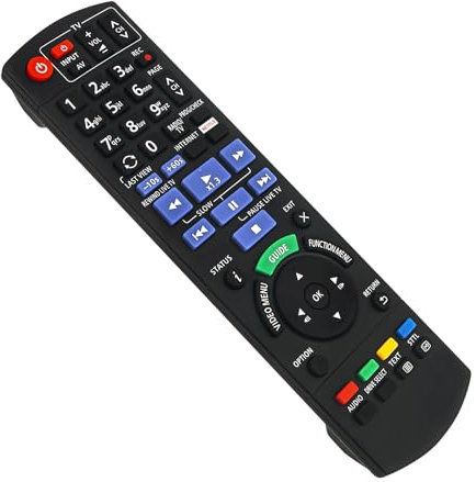 VINABTY Neu N2QAYB001114 Fernbedienung Ersatz für PANASONIC Recorder N2QAYB001114 DMR-UBC80 DMR-UBC90 DMR-UBS80 DMR-UBS90 DMR-UBC86 DMR-UBC70 DMR-UBS70 Remote Controller