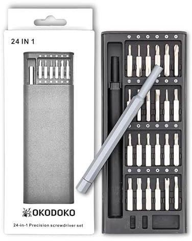Precision Mini Screwdriver Set – Repair Tool Kit for iPhone, MacBook, iPad, Laptop, PC, Computer, Phone, Tablet, Nintendo Switch, PS5, PS4, Xbox, Ring Doorbell, Glasses, Electronics, Toys & Watches