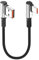 JSADZKJ Short USB C charging cable USB 2.0 to USB Type C 90 degree fast charging cable 6A Type C charging cable for mobile phone Tablet 9.8in(Right angle USB A+USB C)