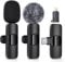 Sepgirlcy Wireless Lavalier Microphone for iPhone - iPad, Android Phone, Mini Lapel Mic with Noise Reduction and Crystal Sound for Video Recording, Vlogging, TikTok, YouTube,LiveStream