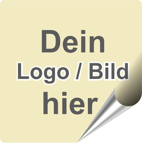 Auto Aufkleber selbst gestalten - Personalisierte Aufkleber Etiketten Werbung ideal für Unternehmen Logos, Bilder, Foto Wunschtext - wetterfest auch als Fun Sticker (Quadrat)
