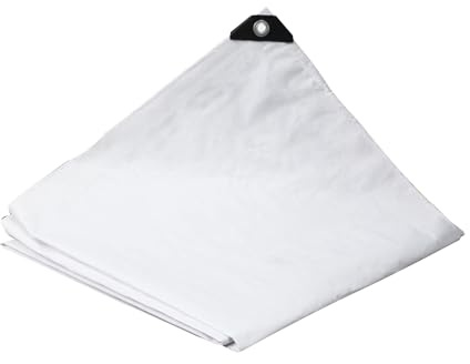 Yplkm Lona Impermeable,Lona Resistente Cubierta Solar - Cobertura Multiusos como Resguardo Lluvia, Sombra, Invernadero para Barcos, Cobertizo, Gallinero y Patio