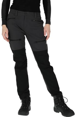 X-Trail Colorado Wanderhose Damen mit Stretch, Wasserabweisend | Atmungsaktiv, windabweisend, 4-Wege-Stretch, 4 Reißverschlusstaschen, Belüftungszips, verstärkte Knie & Gesäß, Beinzips