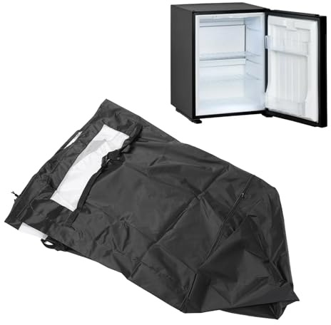Luocute Housse de Protection pour Congélateur Coffre, Imperméable, Oxford, Protection Anti-poussière pour Réfrigérateur Intérieur et Extérieur, pour Congélateur 28,0x23,0x34,0 Pouces