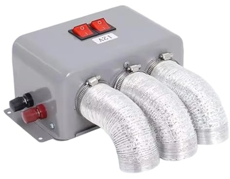 Chauffage automatique - unité de chauffage variable 12 V 24 V, ventilateur anti-buée pour véhicules | appareil de chauffage électrique compact pour camion, camping-car, garage, bureau, tente, cam