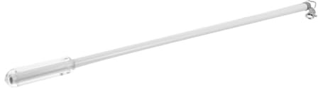 MAGICLULU Baguette de Tringle à Rideaux 60cm, Tige de Tirage Aluminium | Tige de Traction Blanche en Alliage D'aluminium avec Poignée Ergonomique et Mousqueton pour Ouverture Facile de Rideau