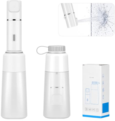 Zoyomax Electric Portable Bidet 800mAh, Rechargeable Portable Bidet for Travel 450ML, IPX7 Waterproof, Convenient for Travel, Camping, Hiking, Outdoor Enthusiasts & RV Users