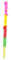 Folat 60931 Anzahl 60931-Pinata Zubehör Stick Bunt 59 cm-Zum Zerschlagen der Pinatas, Dekoration für Kinder & Erwachsene Geburtstag, Hochzeit Feier, Piñata Party-Spiel, Mehrfarbig