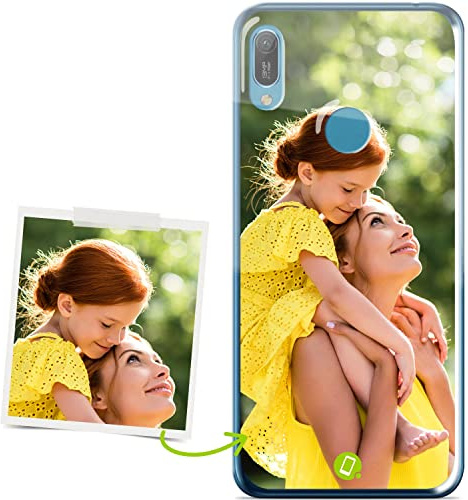 Coverpersonalizzate.it - Cover personalizzata compatibile per Huawei Y6 2019 con la tua foto o la tua frase - Custodia personalizzata in tpu trasparente