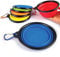 lgt Collapsible Dog Bowls Portable Small Travel Dog Food Water Bowl Expandable for Puppy Cat Small & Medium Pet (Red)