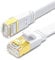 Yauhody 2Stück, Cat 8 Lan Kabel 1M, 40Gbps 2000MHz, Ethernet Kabel RJ45 Netzwerkkabel Flach Patchkabel Gigabit Internetkabel Kurz für PS5, PS4, Router, X-Box, Modem, PC, Switch, TV (Weiß