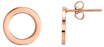 Heideman Ohrringe Damen aus Edelstahl rosegold farbend Ohrstecker für Frauen mit Kreis