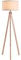 HOMCOM Lampadaire trépied style scandinave 40 W max. dim. 45L x 45l x 152H cm bois de pin lin beige