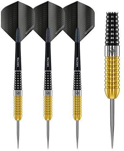 WINMAU Steve Beaton Special Edition 22 Gram Tungsten Darts with Prism Flights and Vecta Shafts (Stems)