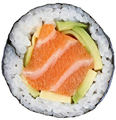 Cozomiz Kuscheldecke Runde Decke Flanell Food Creation Tagesdecke Super Weiche Warme Fleecedecke Sofadecke Reisedecke Komfortabel Sanft Strandtuch Picknick Teppich 180x180cm Sushi Rolle