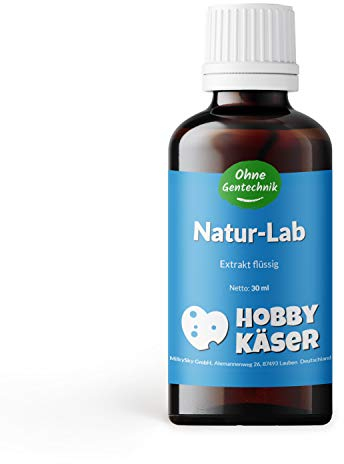 Hobbykäser Natur-Lab | Käse selber Machen | 30 ml | Käseherstellung | ohne Gentechnik