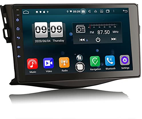 Erisin 8-Kern Android 12 Autoradio GPS Navi DAB + Radio für Toyota RAV 4 Eingebauter DSP CarPlay Android Auto WiFi Bluetooth A2DP RDS 4GB RAM + 64GB ROM