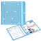 wisdompro Porte-permis de Conduire – Porte-Documents pour Carte Grise et d'assurance – Étui Portefeuille en Similicuir PU pour Documents du véhicule – Bleu Clair Brillant