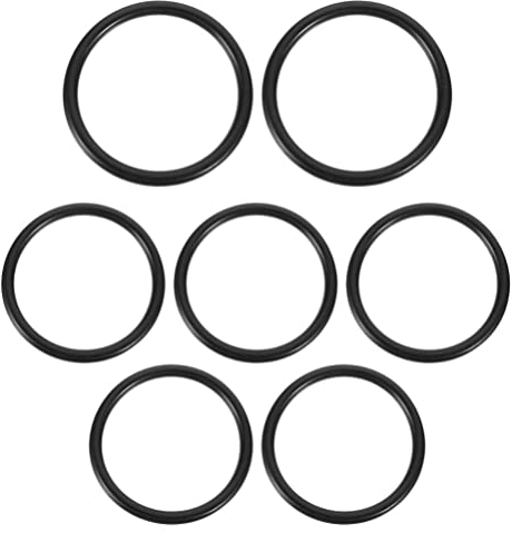 Milisten 7 cuencos de cristal de goma para sonido de cristal, yoga, meditación