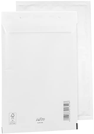 Bantex Satz mit 10 Luftpolsterumschläge Polsterumschlag Versandtaschen D4 (200 x 275 mm) 14/D, Weiß, Briefumschläge, Luftpolster Umschläge Taschen mit Selbstklebeverschluss, 400123104