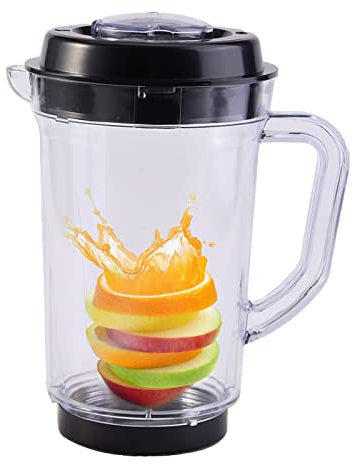 Blender Pichet Tasse 1000 ml Remplacement Centrifugeuse Fixation Pichet Pot Eau Lait Porte-gobelet Bol de mixeur de rechange pour magic bullet Fruits Légumes Extracteur