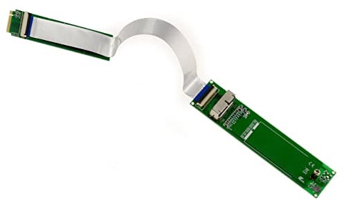 KALEA-INFORMATIQUE Adapter to mount a 28 pin 12+16 pin Mac SSD on an M2 M Key port. Compatible with AHCI and NVMe SSDs produced since 2013.