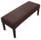 Fuloon Universal-Bezug für Esszimmer-Bank, Polarfleece elastisch Stuhlhusse, für Esszimmer, abnehmbar, Bezug für Esszimmerstuhl, Esszimmer