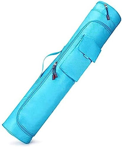 Mode Yoga Matte Tragen Tasche wasserdichte Yoga Sport Taschen Gym Fitness Pilates Tasche Schulter Gurt Träger Rucksack,Blau,YUYANAIAI