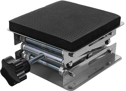 SOLUSTRE Scherenplattform Mini-wagenständer Laborscherenheber Lab Jack Scherenständer Plattform Hubtisch Laborstativ Maschinist Wagenheber Wagenheberständer Heberahmen Schwamm Anpassen