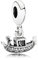 Streetculture Gondel Italien Gondoliére Boot Schiff Venedig Urlaub Reise Europa Dangle - Bettelarmband Anhänger Sammelband Schmuck 925 Sterlingsilber