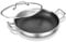 DELARLO Skillet With Lid,Tri-Ply Stainless Steel Pan,12 Inch Non Stick Paella Pan,Skillets And Frying Pans,Stainless Steel Pan,Nonstick skillet 12 Inch,Kitchen Oven Safe Skillet,Heavy Duty Style