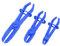 JNNJ 3 Pièces Pince Durite Refroidissement, Pince A Collier Durite, Flexible Durite Carburant en Nylon, Durites Ensemble Pince à Collier de Serrage, pour Tuyau de Carburant Tuyau Gaz(Blu)