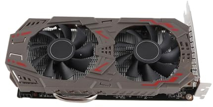 Jectse Grafikkarte, 8008 MHz Speicherfrequenz Gaming-Grafikkarte 4K HDR-Technologie GTX 1060 GDDR5 192 Bit für Dual-Lüfter für Desktop-PC (GTX 1060 3 GB)