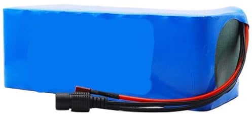E-Bike Battery 36V 52V 8AH 10AH 12AH 15AH 18AH 20AH 25AH Rechargeable Lithium Battery Pack for 1000W Ebike Motorcycle, Go-Kart, Scooter Replacement Battery with Charger 36V8AH,T