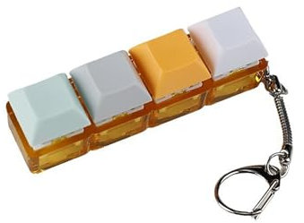 YUXITA Interruttori meccanici della tastiera interruttori portachiavi tester giocattolo per interruttori antistress tester keycap professionale